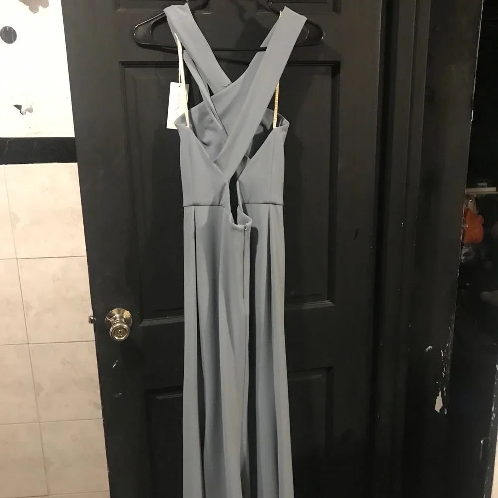 18..The Kayleigh knit crepe bridesmaid dress - Picture 9 of 12
